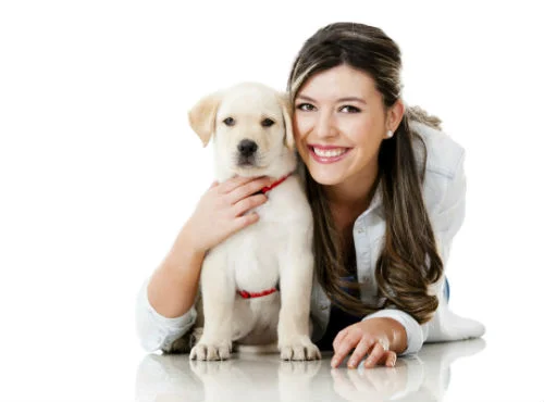 puppy-and-woman-pawbly